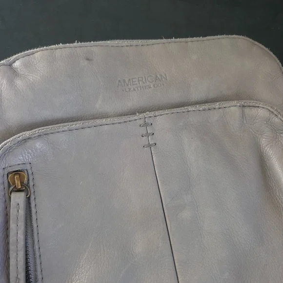 American Leather Co. Women's Gray Backpack - Picture 12 of 12